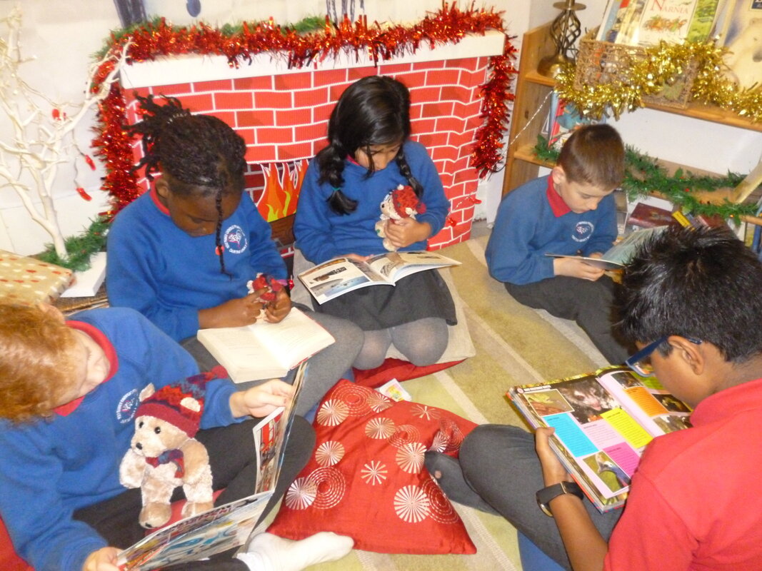Image of Year Four are challenging other classes to an Extreme Reading Competition! 