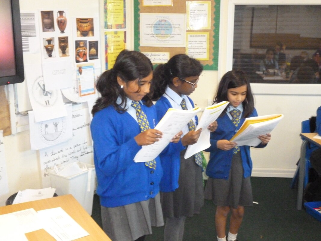 Image of Year 5 Presentations
